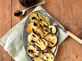 Aubergine with pomegranate molasses