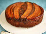 Caramelised banana cake