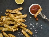 Celeriac and cumin oven fries