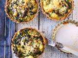 Chard, leek and potato pies