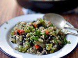 Cuban-style rice and beans