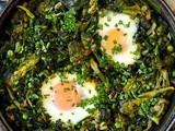 Green shakshuka