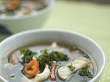 Kale and shiitake tom yum