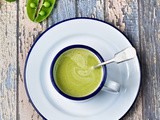 Pea and tarragon soup