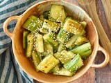 Smashed cucumber salad