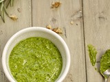 Spinach, walnut and rosemary pesto