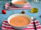 Strawberry gazpacho