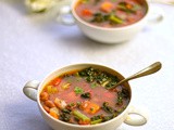 Tuscan style bean and vegetable soup