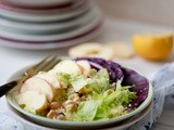 Apple Hazelnut Couscous Salad..and an Apple Painting