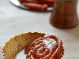 Jalebi with Vanilla Infused Rabdi