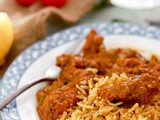 Lamb Karahi and Saffron Rice