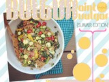 Summer Bulgur Salad With Mixed Veg, Mint & Champagne Vinaigrette