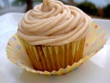 Banana Cupcakes with Peanut Butter Frosting