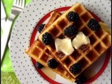 Cornbread Waffles  #simplyhomemade