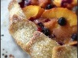 Easy Peach and Blueberry Galette
