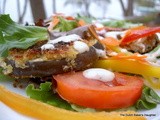 Fresh Greens with Crispy Eggplant....Simply Dressed®