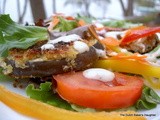 Fresh Greens with Crispy Eggplant....Simply Dressed®