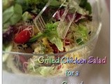 Grilled Chicken Salad for a Crowd.....#thesaladbar