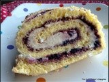 Peanut Butter Jelly Roll Cake