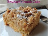 Rhubarb Crumb Cake