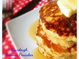 Sourdough Banana Pancakes