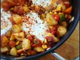 Southwest Eggs and Veggie Skillet