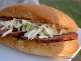 Tri-Tip Hoagies with Sweet Heat Slaw....and a Saucy Mama Giveaway
