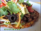 Zucchini Tostadas with Chorizo