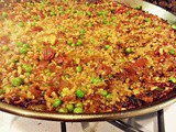 Classic Chicken Paella with a Kansas Twist