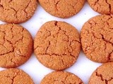 Cardamom Molasses Cookies  {Gluten Free and Vegan}