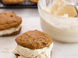 Dairy Free Caramel Ice Cream Sandwiches (Gluten Free)