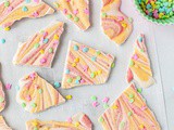 Dairy Free Easter White Chocolate Bark