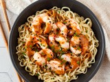 Easy Sesame Noodles and Shrimp (Soy Free)