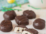 Gluten Free Chocolate Cookie Dough Eggs (Vegan)