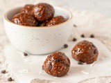 Gluten Free German Chocolate Energy Bites (Dairy Free)