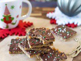 Gluten Free Holiday Toffee Squares (Dairy Free)