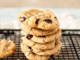 Gluten Free White Chocolate Cranberry Cookies (Dairy Free)