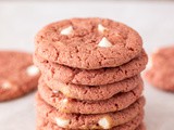 Gluten Free White Chocolate Strawberry Cookies (Dairy Free)