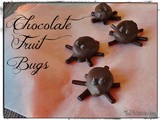 Healthy Halloween Treats: Chocolate Fruit Bugs