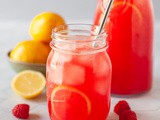 Homemade Raspberry Lemonade