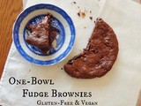 One-Bowl Fudge Brownies (Gluten-Free and Vegan)