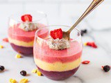 Paleo Layered Fruit Mousse (Vegan)