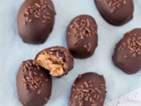 Peanut Free Chocolate SunButter Eggs (Vegan)