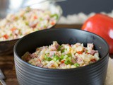 Simple Pork Fried Cauliflower Rice (Egg and Soy Free)