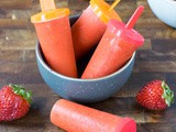Strawberry Mango Popsicles (Paleo & Vegan)