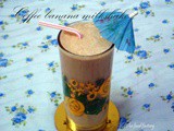 Coffee - banana milkshake