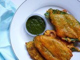 Palak pakoda|Spinach fritters