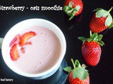 Strawberry- oats smoothie