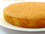Hot milk vanilla sponge cake