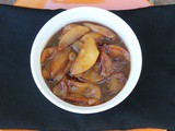 An Autumn Side Dish of Sauteed Apples
